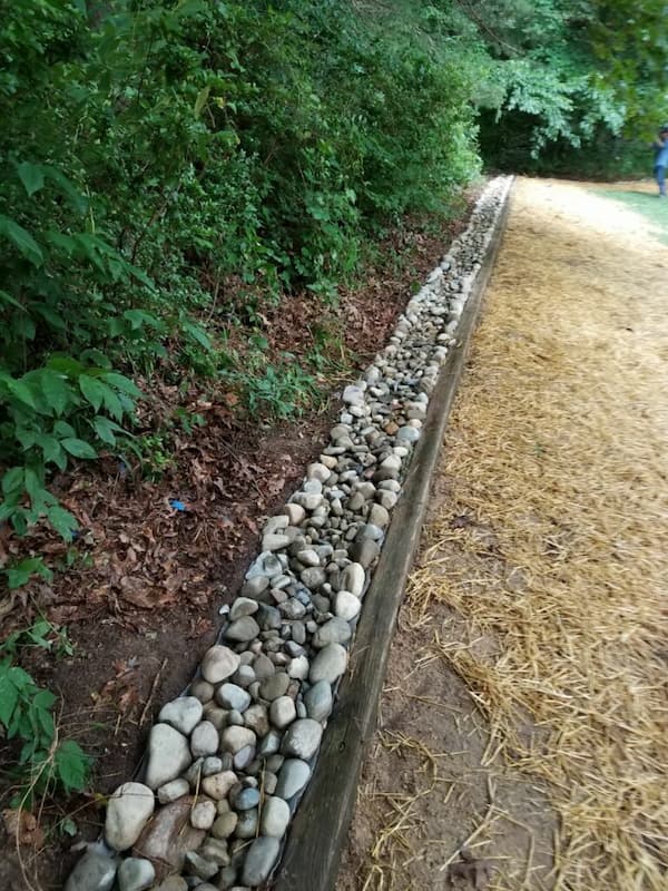 french drain installation
