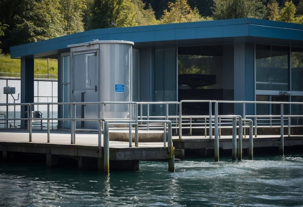 image of public utility by the water in Seattle